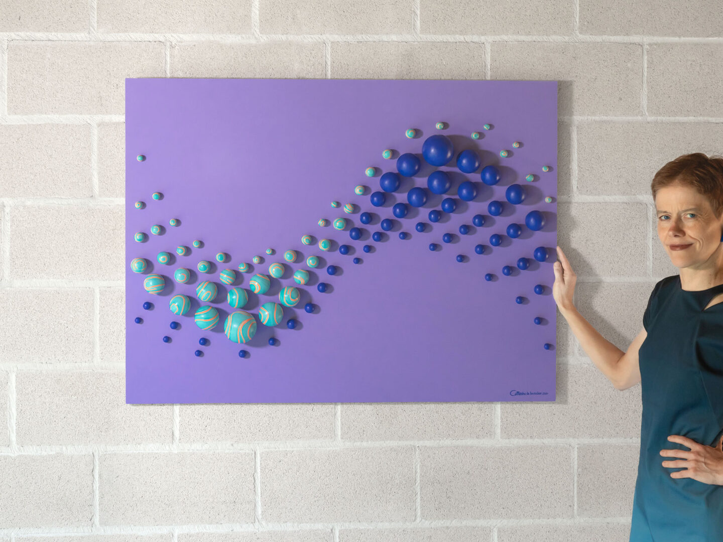Twin Lines - Wall Sculpture
